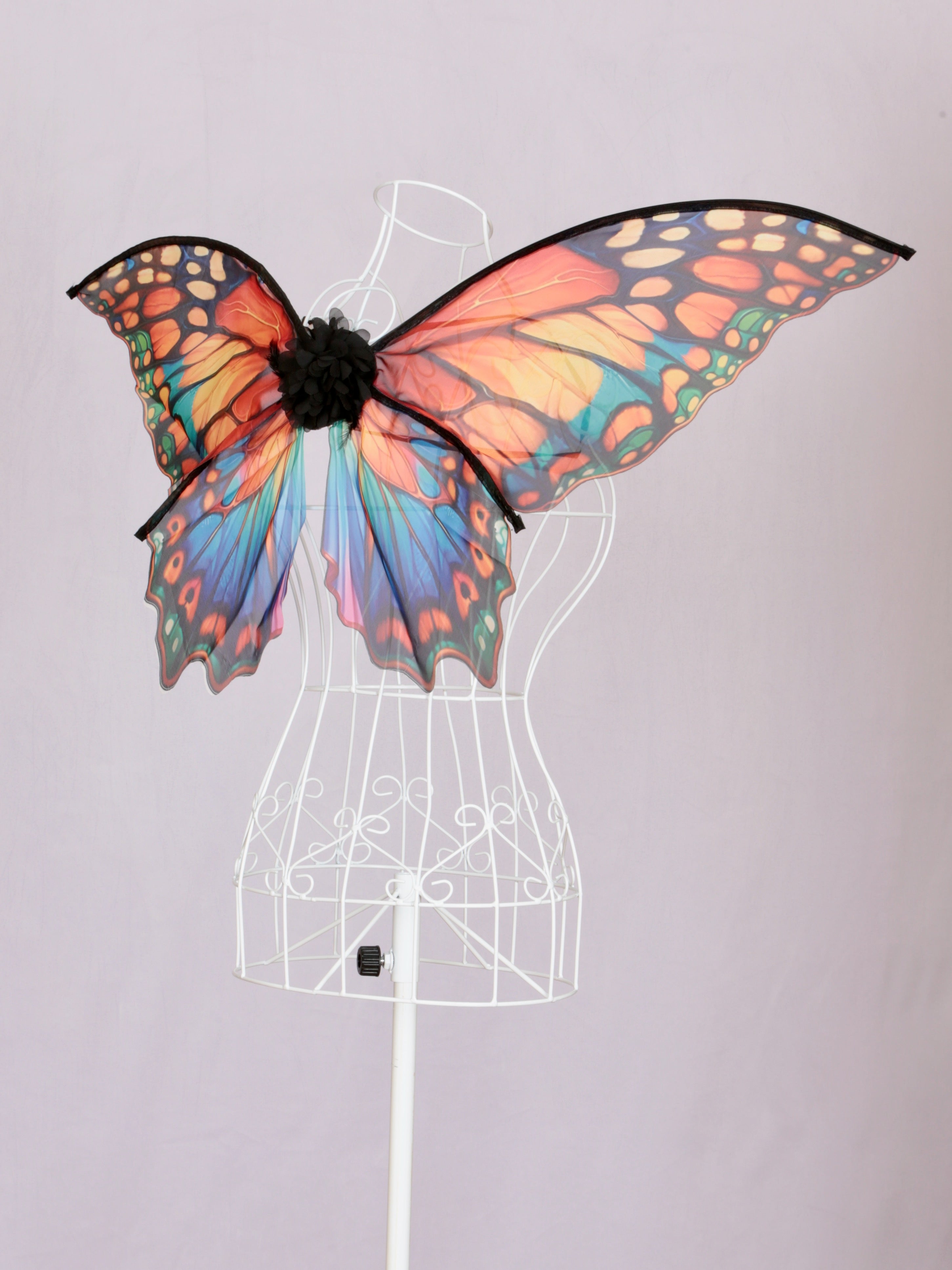 Ladies Tutu Skirts. Black tutu skirt and other colours. Girls hen night out, womens party tutu skirt. Orange and Blue Butterfly Fairy wings.