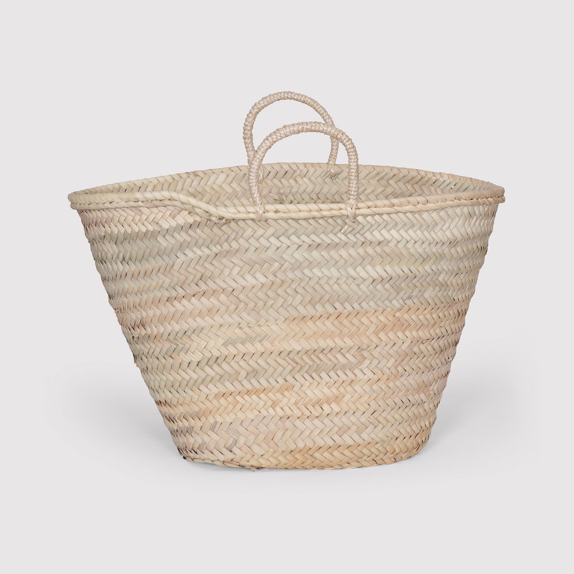 Large French market baskets, Straw Bag, beach basket, picnic bag, vintage basket, market basket with or without personalisation