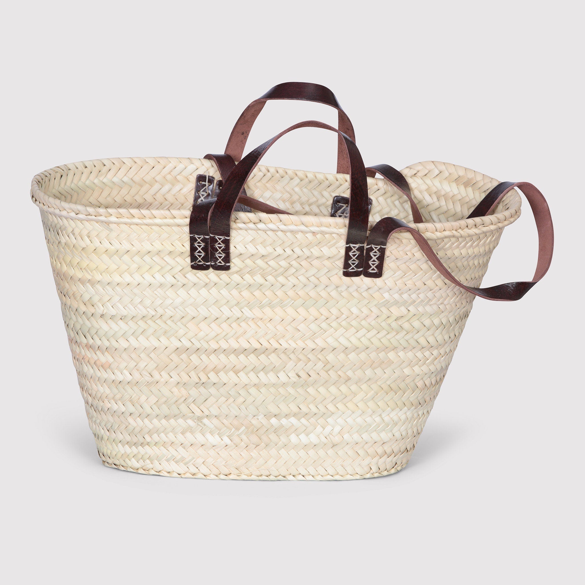 SECONDS SALE - Original Price 34.99 now reduced. Straw bag, French Market Basket, Moroccan bag, vintage baskets, beach basket.