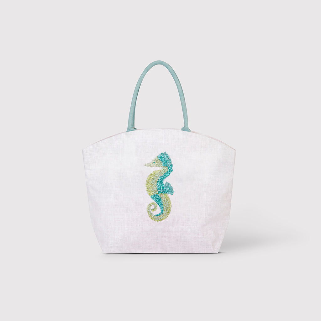 Mila - Jute and Beads Bag
