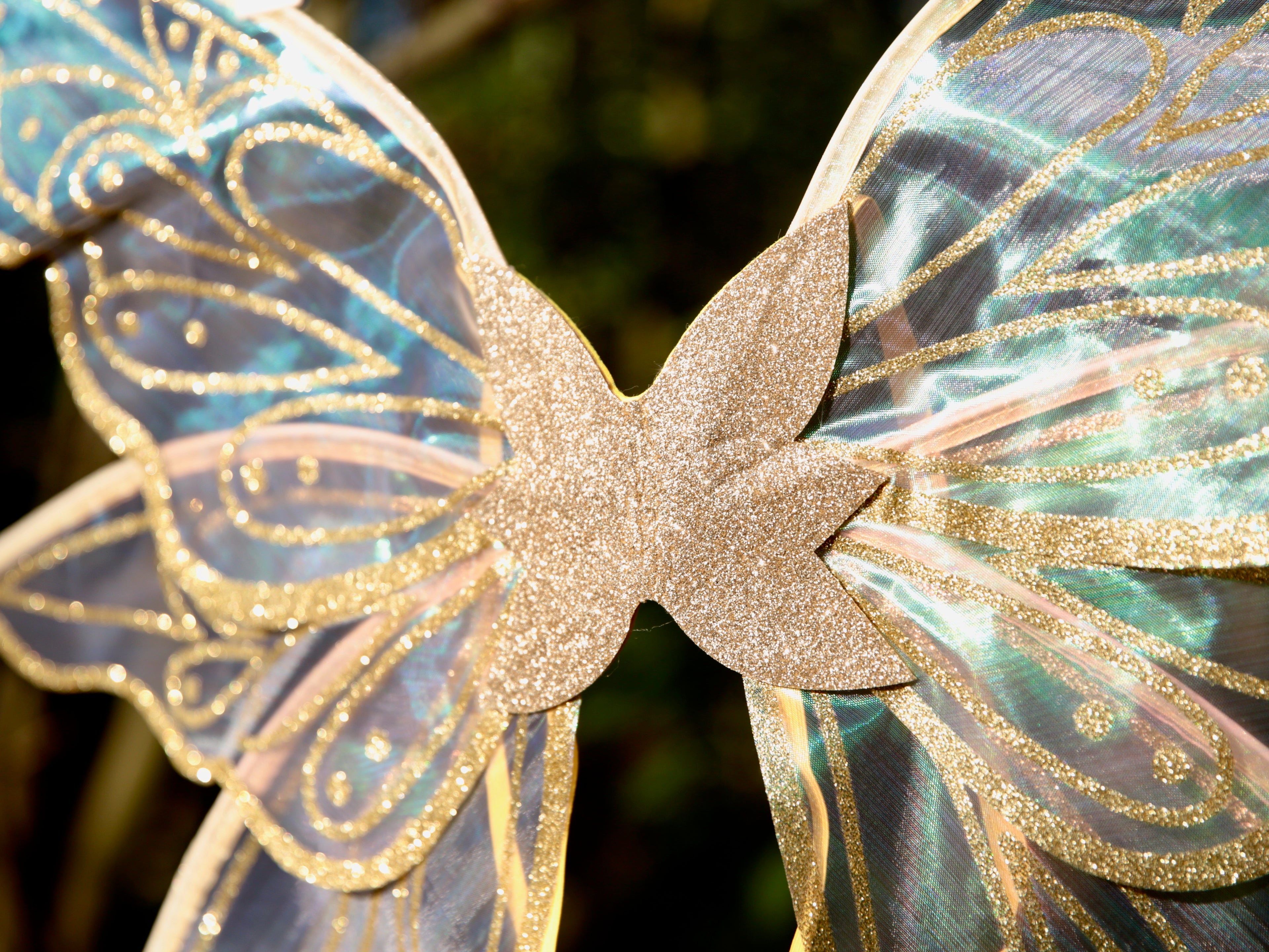Pearly Pink Iridescent Fairy Wings