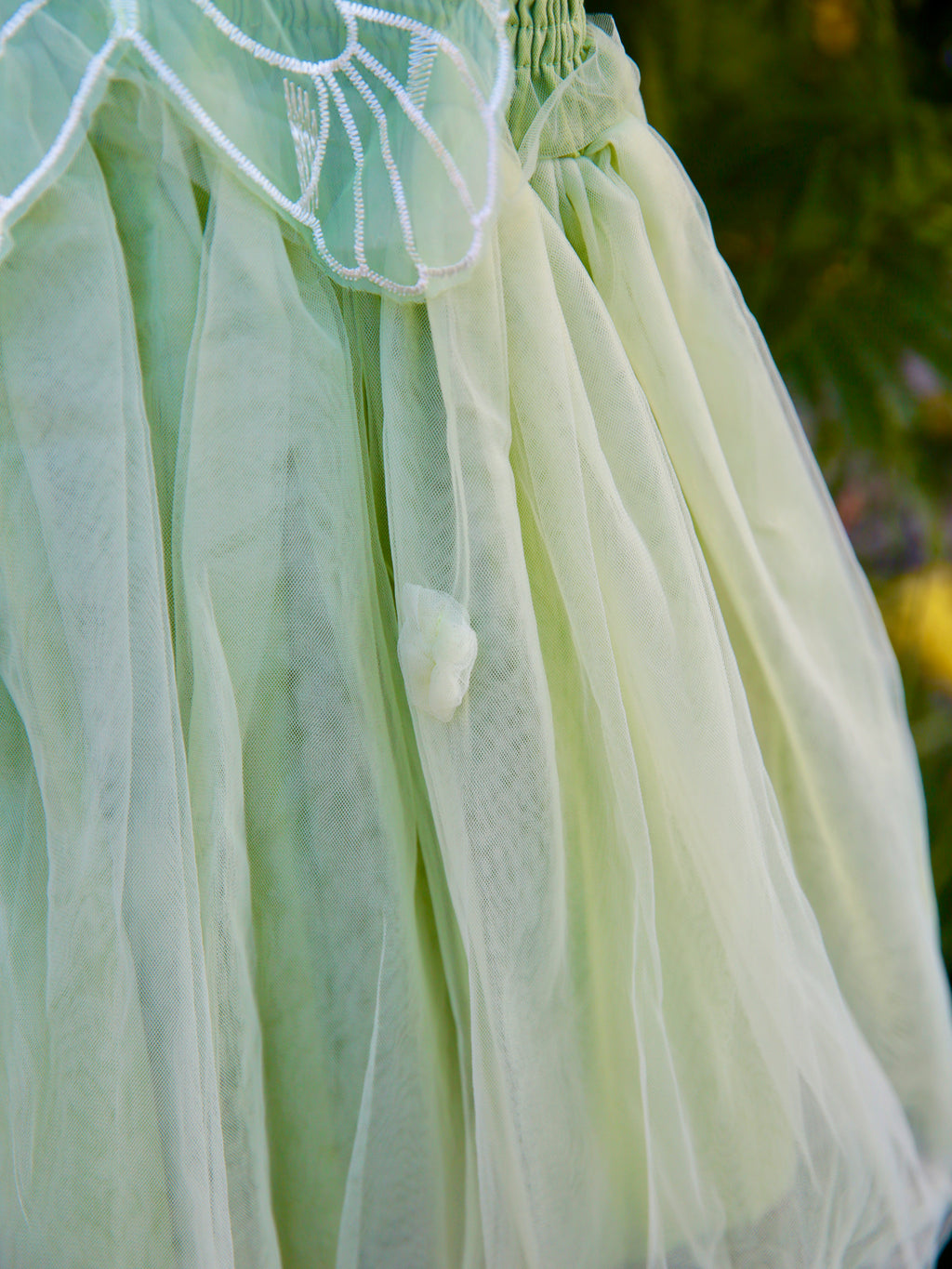 Butterfly wing girls Sage Green dress. Pastel Green Tulle Dress with fairy wings, party dress, bridesmaid dress, girls flower girl dress.