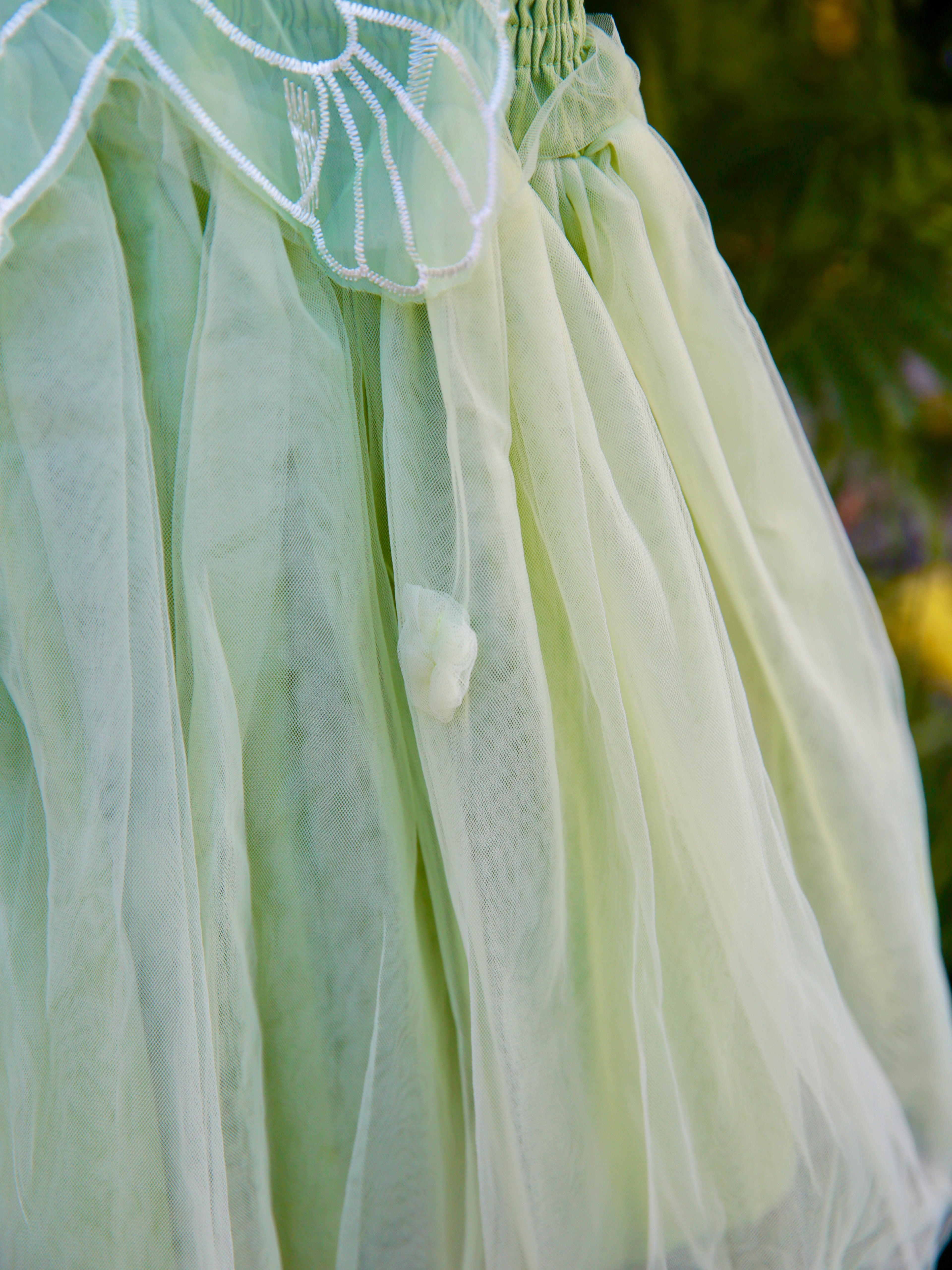 Butterfly wing girls Sage Green dress. Pastel Green Tulle Dress with fairy wings, party dress, bridesmaid dress, girls flower girl dress.