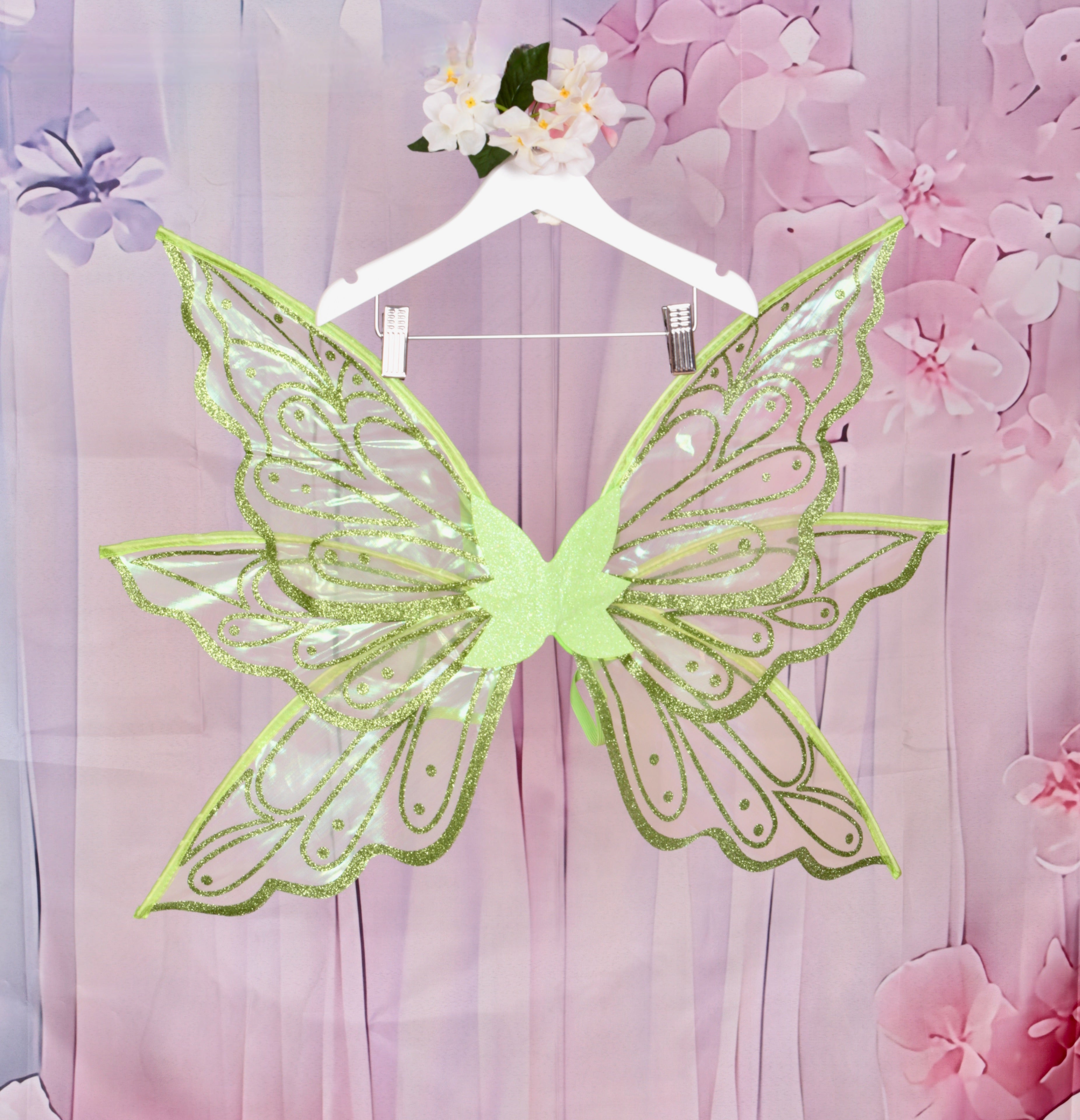 Pearly Pink Iridescent Fairy Wings