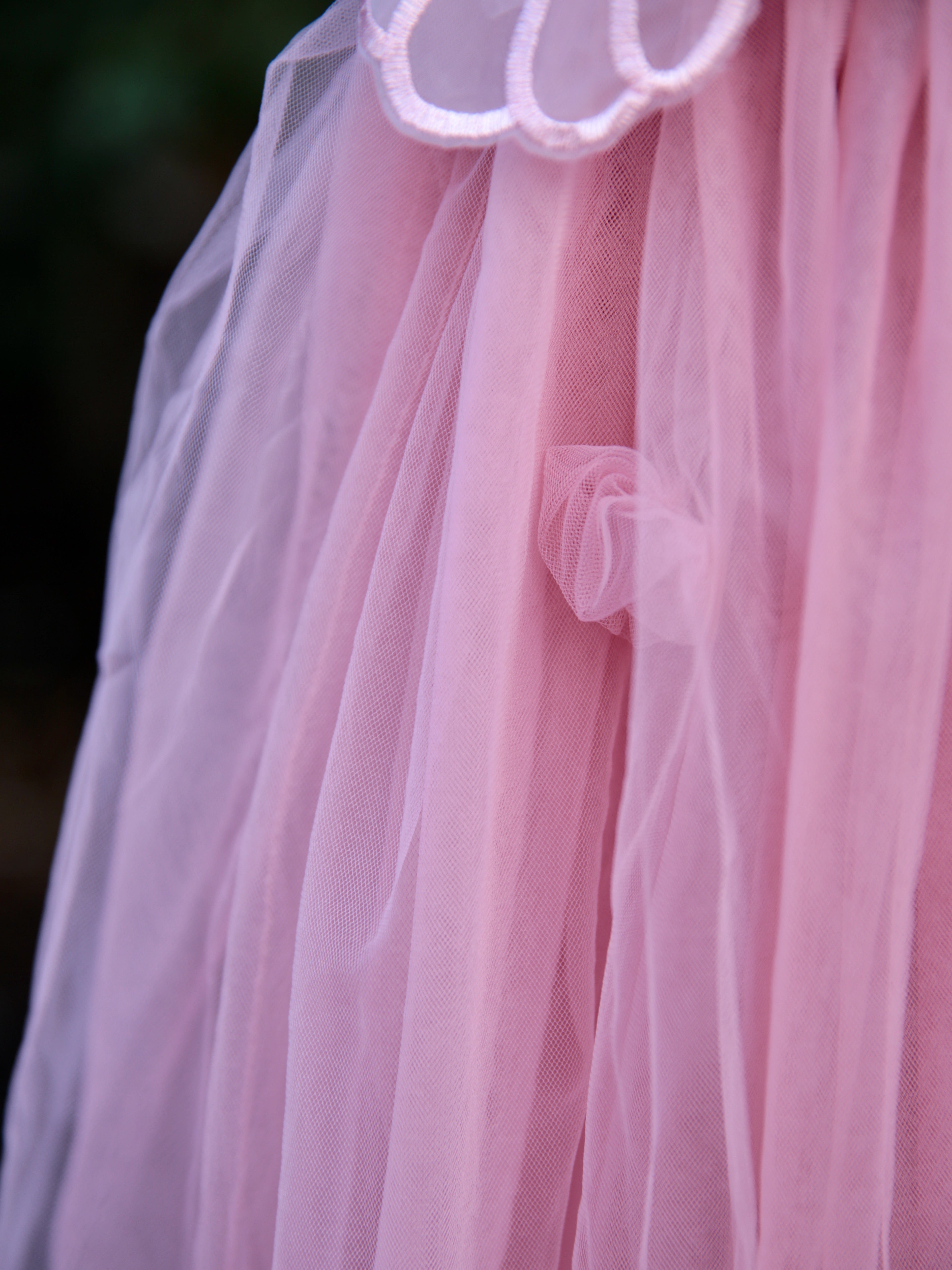 Fairy wing dusky pink dress. Dusky Pink Tulle Dress with Butterfly wings on the back, party dress, bridesmaid dress, flower girl, cake smash dress
