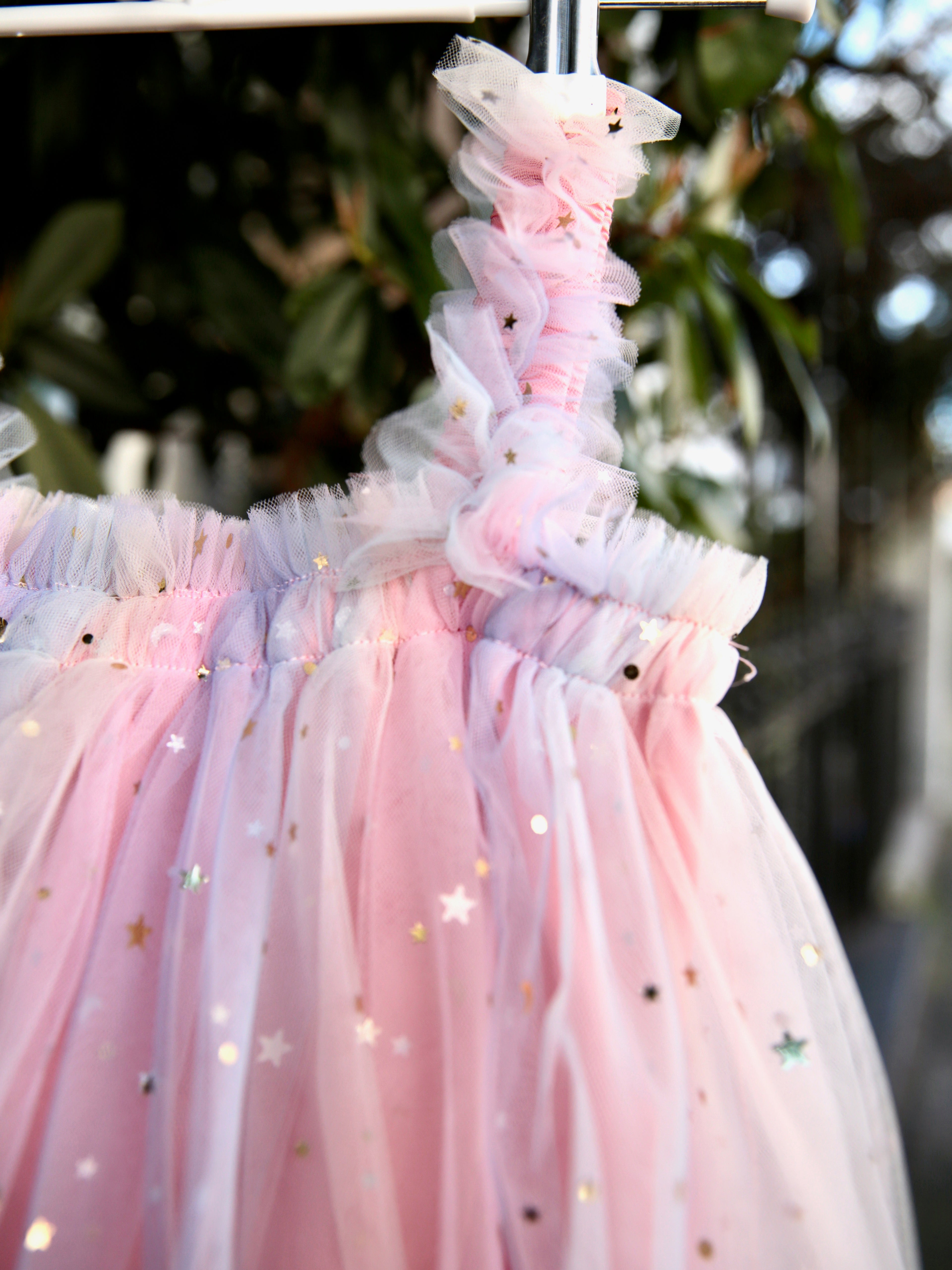 Sparkly star fairy dress. Unicorn dress, flower girl dress, cake smash, birthday dress, fairy party, butterfly dress, fairy dress