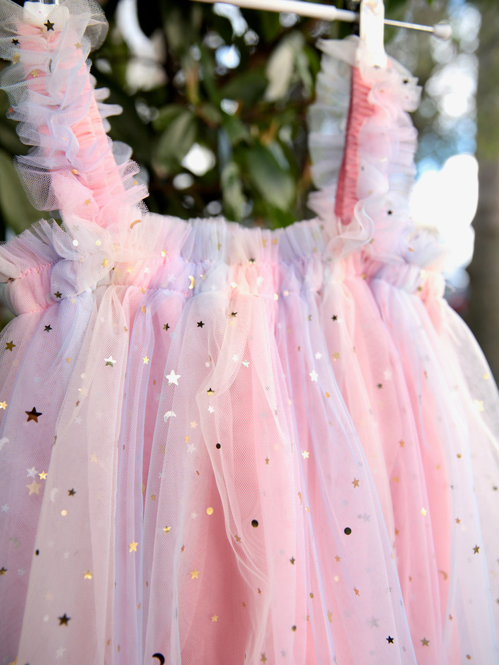 Sparkly star fairy dress. Unicorn dress, flower girl dress, cake smash, birthday dress, fairy party, butterfly dress, fairy dress