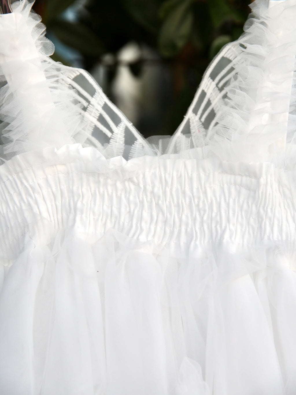 White Fairy wing girls dress. White Tulle Dress with Butterfly wings on the back, party dress, bridesmaid dress, flower girl dress.
