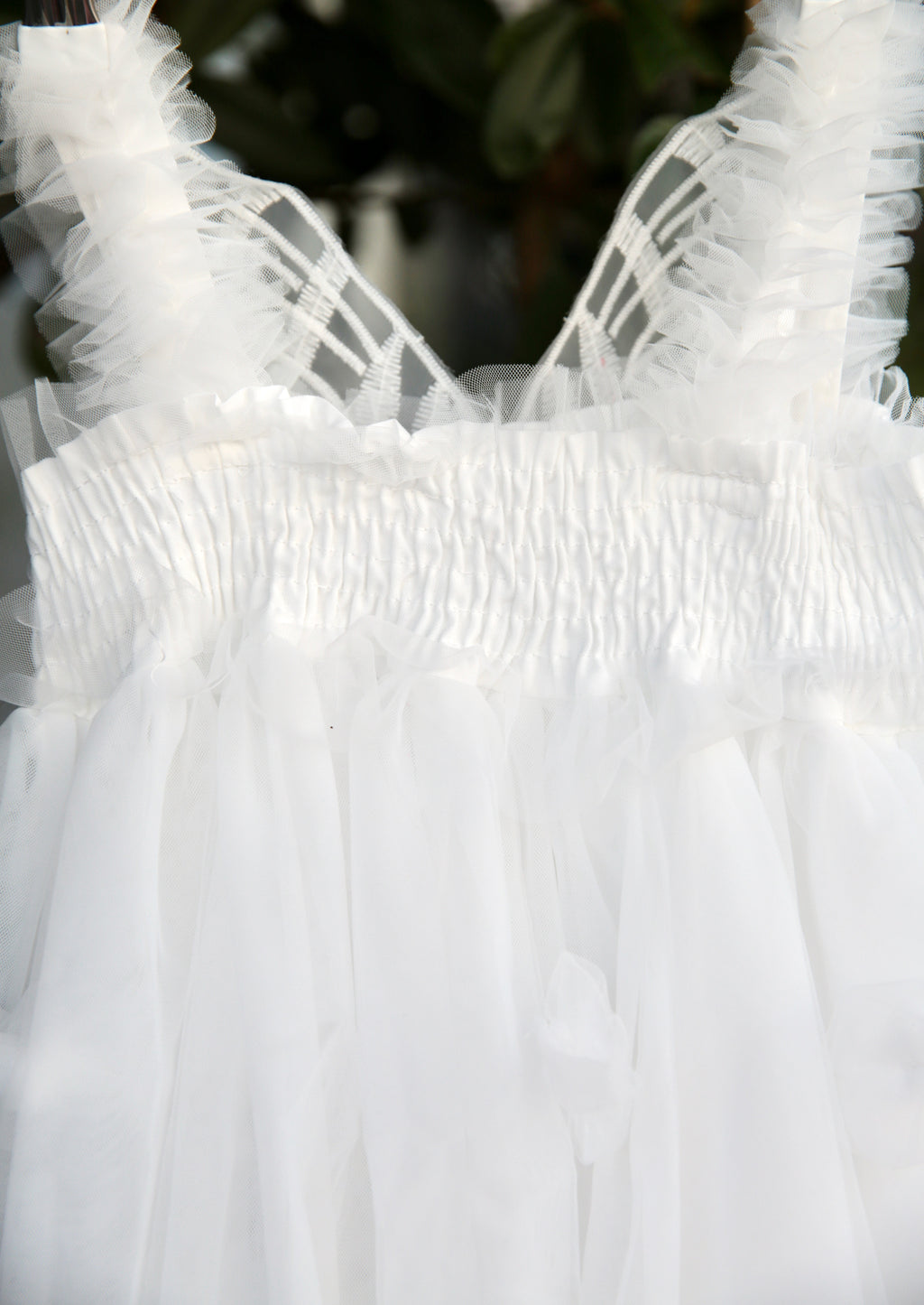 White Fairy wing girls dress. White Tulle Dress with Butterfly wings on the back, party dress, bridesmaid dress, flower girl dress.