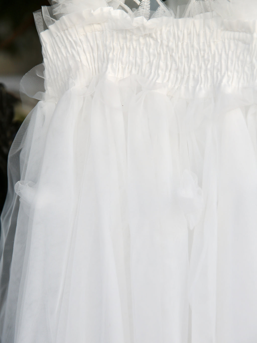 White Fairy wing girls dress. White Tulle Dress with Butterfly wings on the back, party dress, bridesmaid dress, flower girl dress.