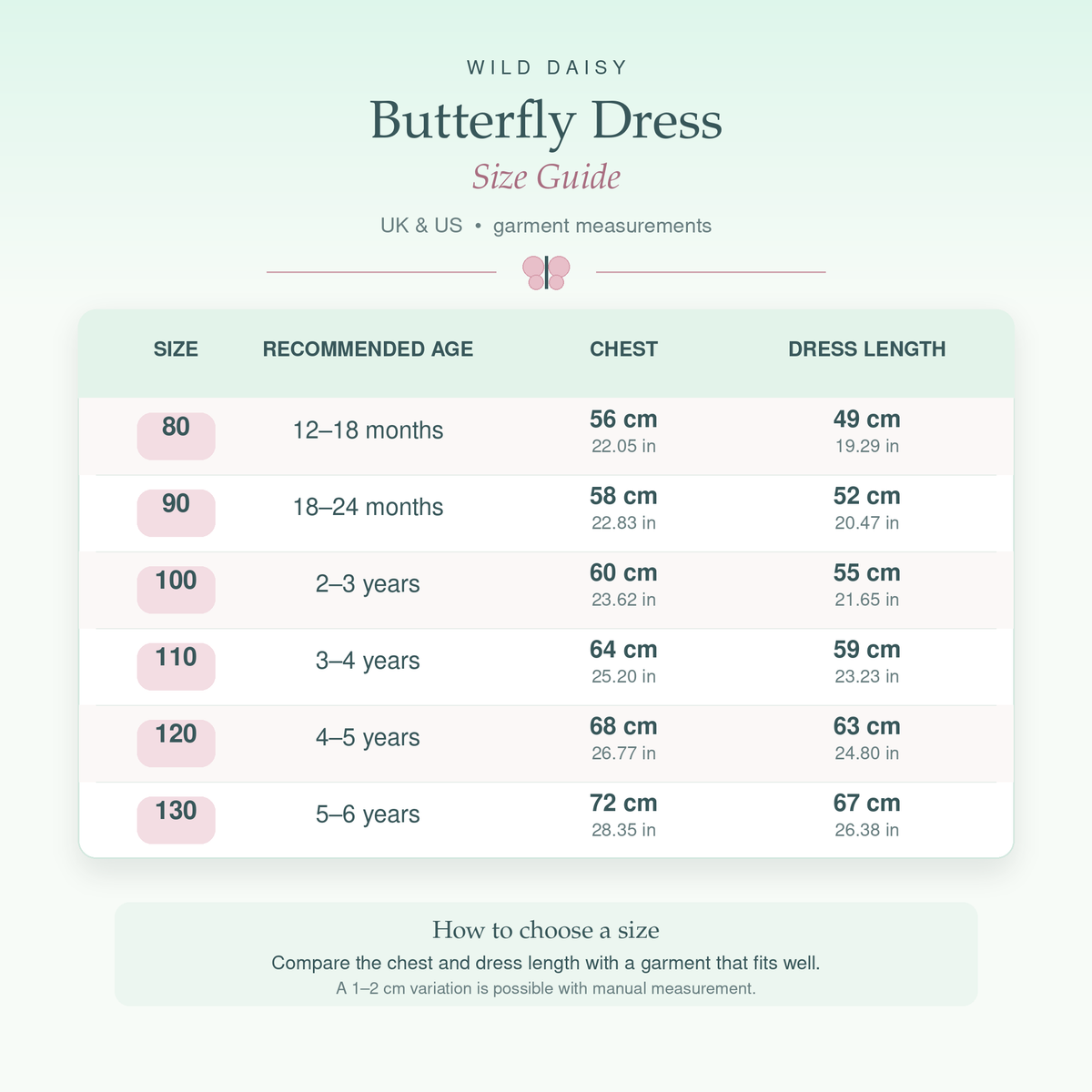 Dusky Rose Fairy Dress for Girls with Butterfly Wings for Babies and Little Girls