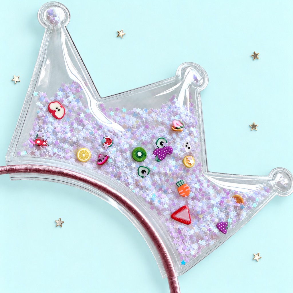 Birthday Wishes Personalised Confetti Crown Headband