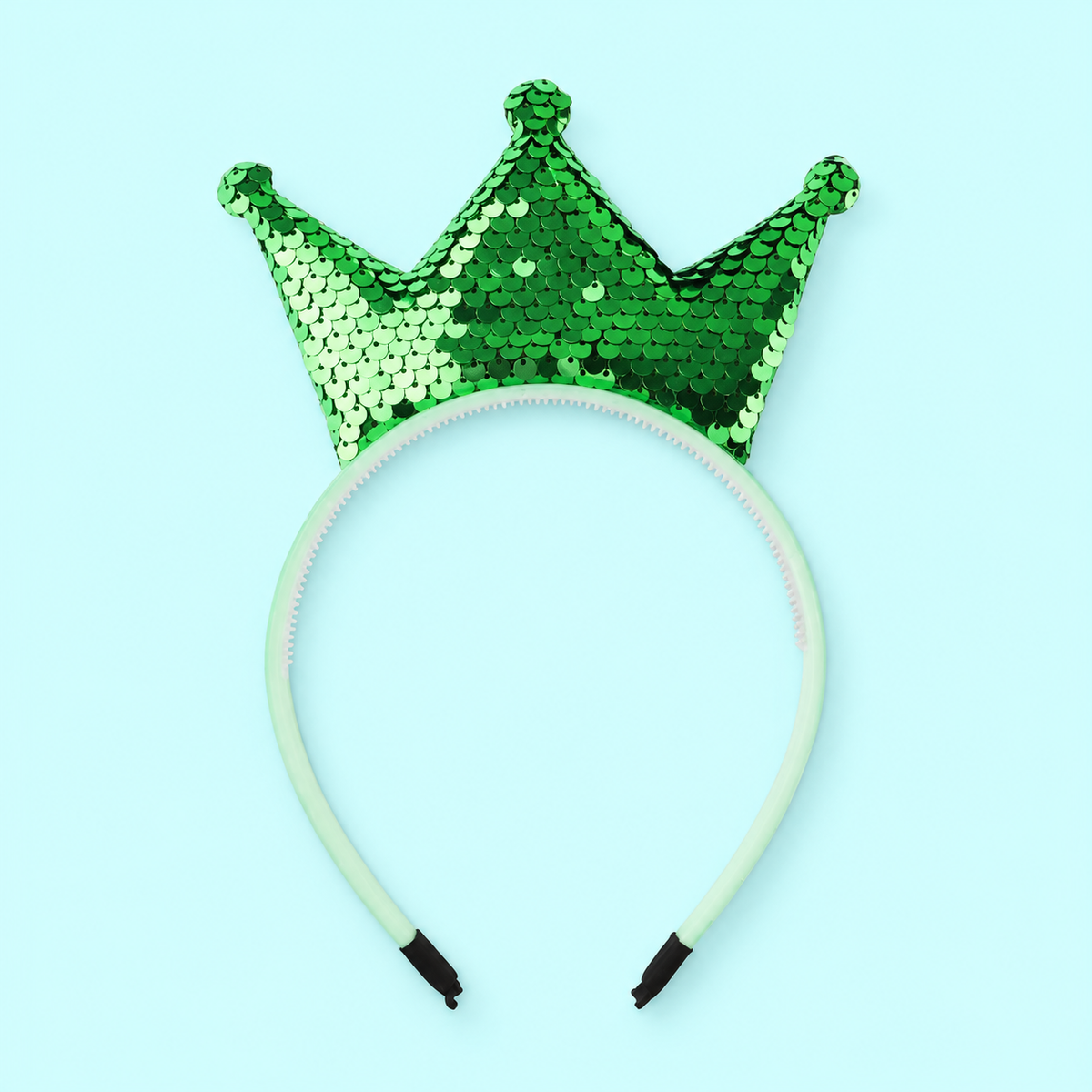 Personalised Sequin Birthday Crown Headband – 8 Colours & White Pearl Numbers