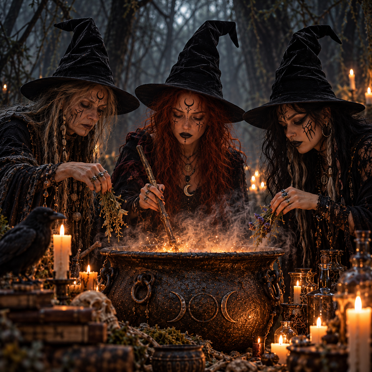 Black  Witch Hat | Gothic Witch Costume Hat, Halloween, Witchcore & Dark Fantasy Headwear