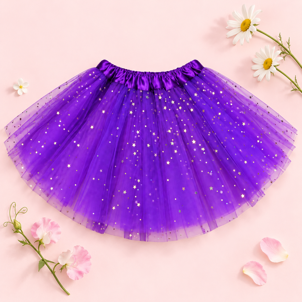 Starlight Tutu – Girls’ Sparkling Tulle Skirt