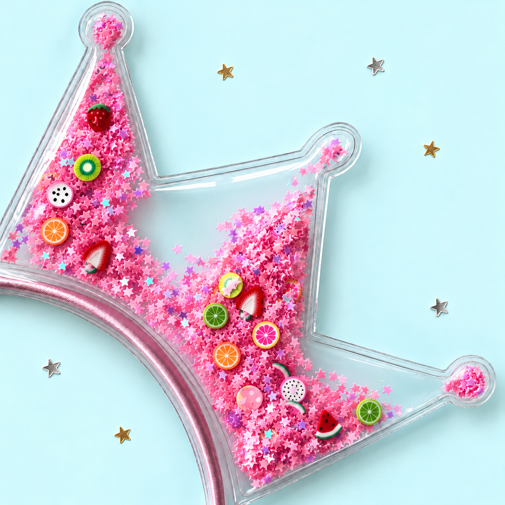 Birthday Wishes Personalised Confetti Crown Headband