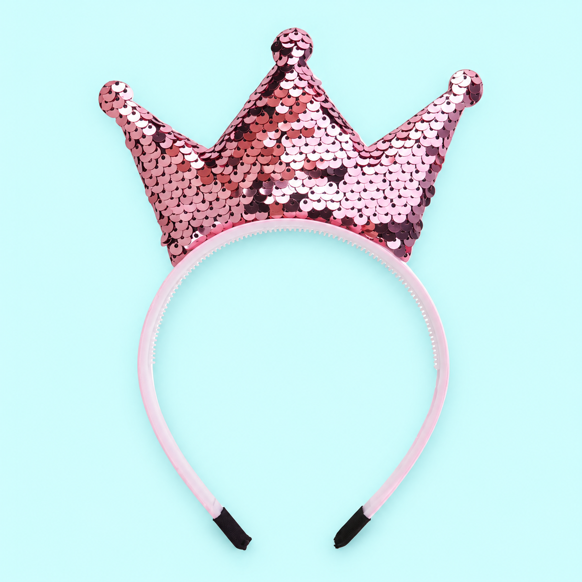 Personalised Sequin Birthday Crown Headband – 8 Colours & White Pearl Numbers