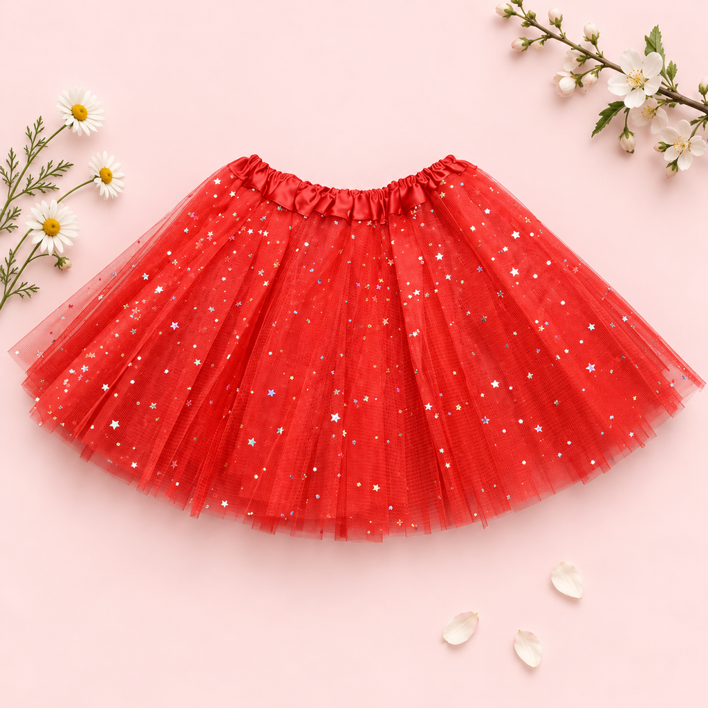 Starlight Tutu – Girls’ Sparkling Tulle Skirt