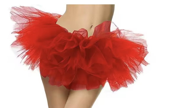 Red Tutu. Women's  red tutu. Cosplay, Hen party. Girls Night Out.