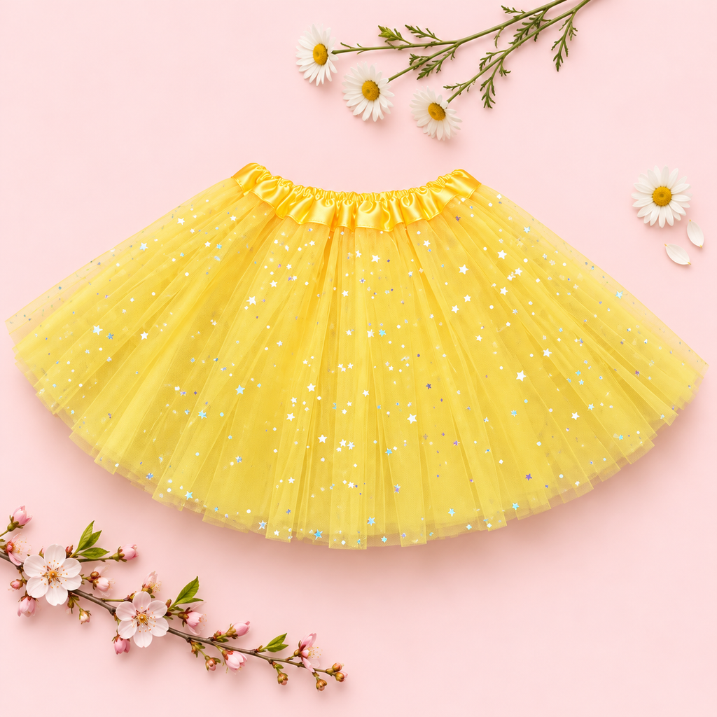 Starlight Tutu – Girls’ Sparkling Tulle Skirt