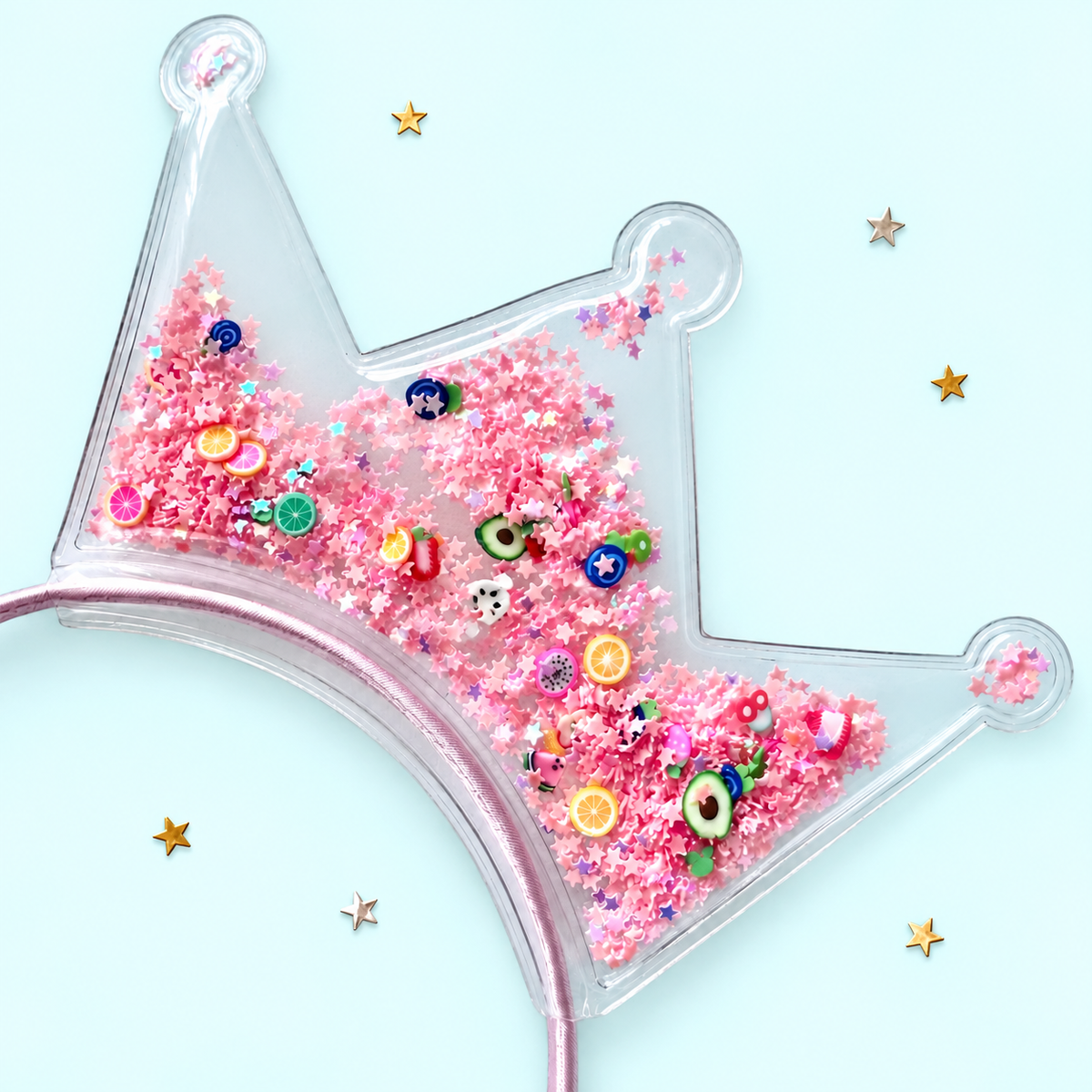 Birthday Wishes Personalised Confetti Crown Headband