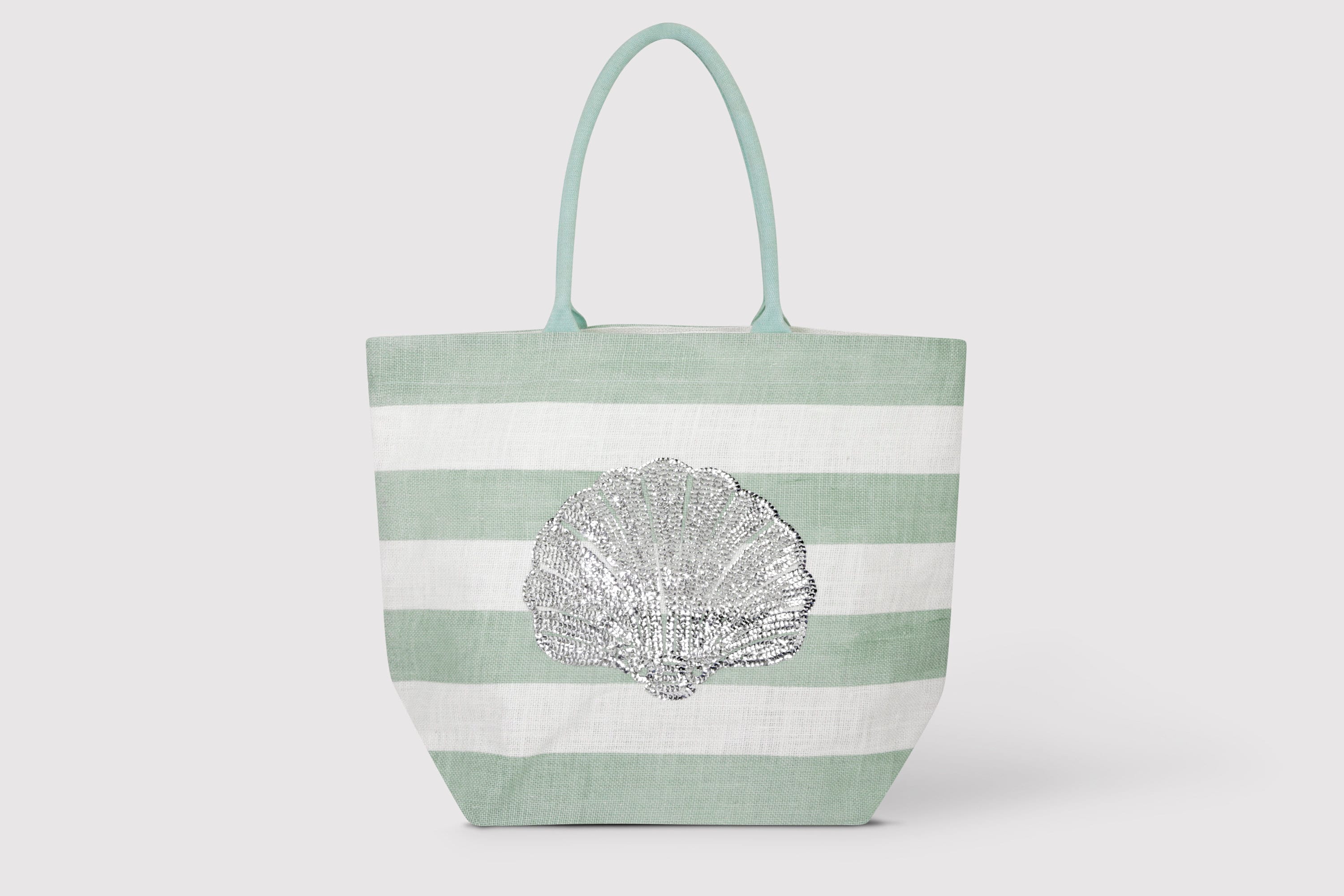 Fabulous sequins! Sea themed pretty beach bag, inner pocket, large jute bag, holiday bag, beach bag, shopping bag