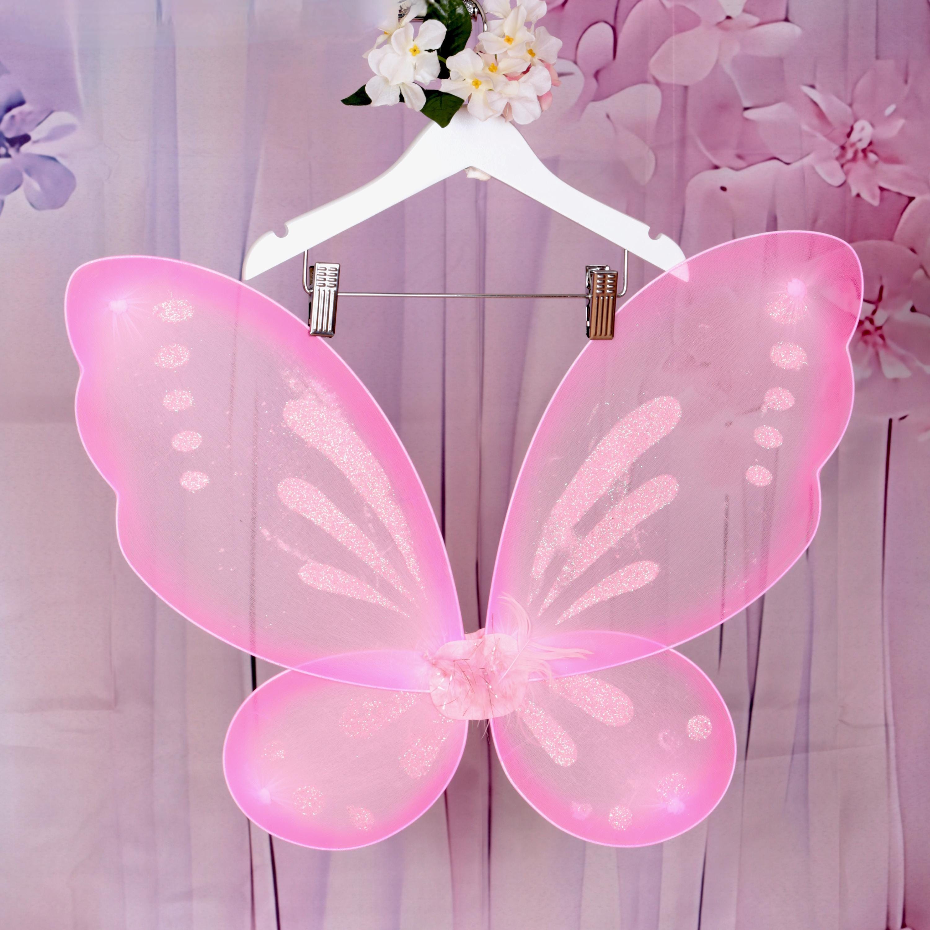 Pink Fairy wings for children and adults. Large pink butterfly wings, fairy dress up, fairy parties, fairy core, fairy garden party.