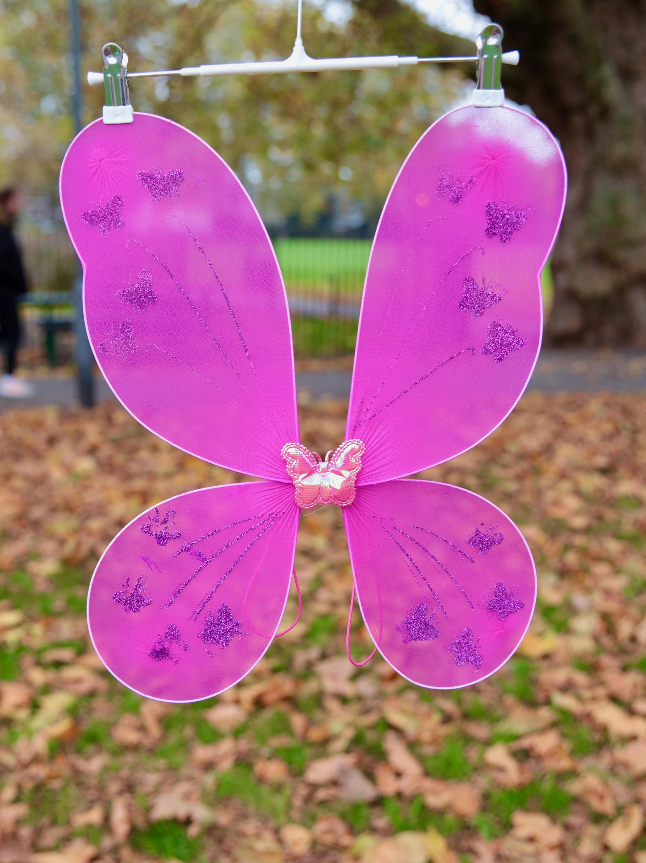 Fuchsia  Fairy wings for adults and children, butterfly wings, wings, cosplay, costume, fairy dress up, hen party, children's birthday party