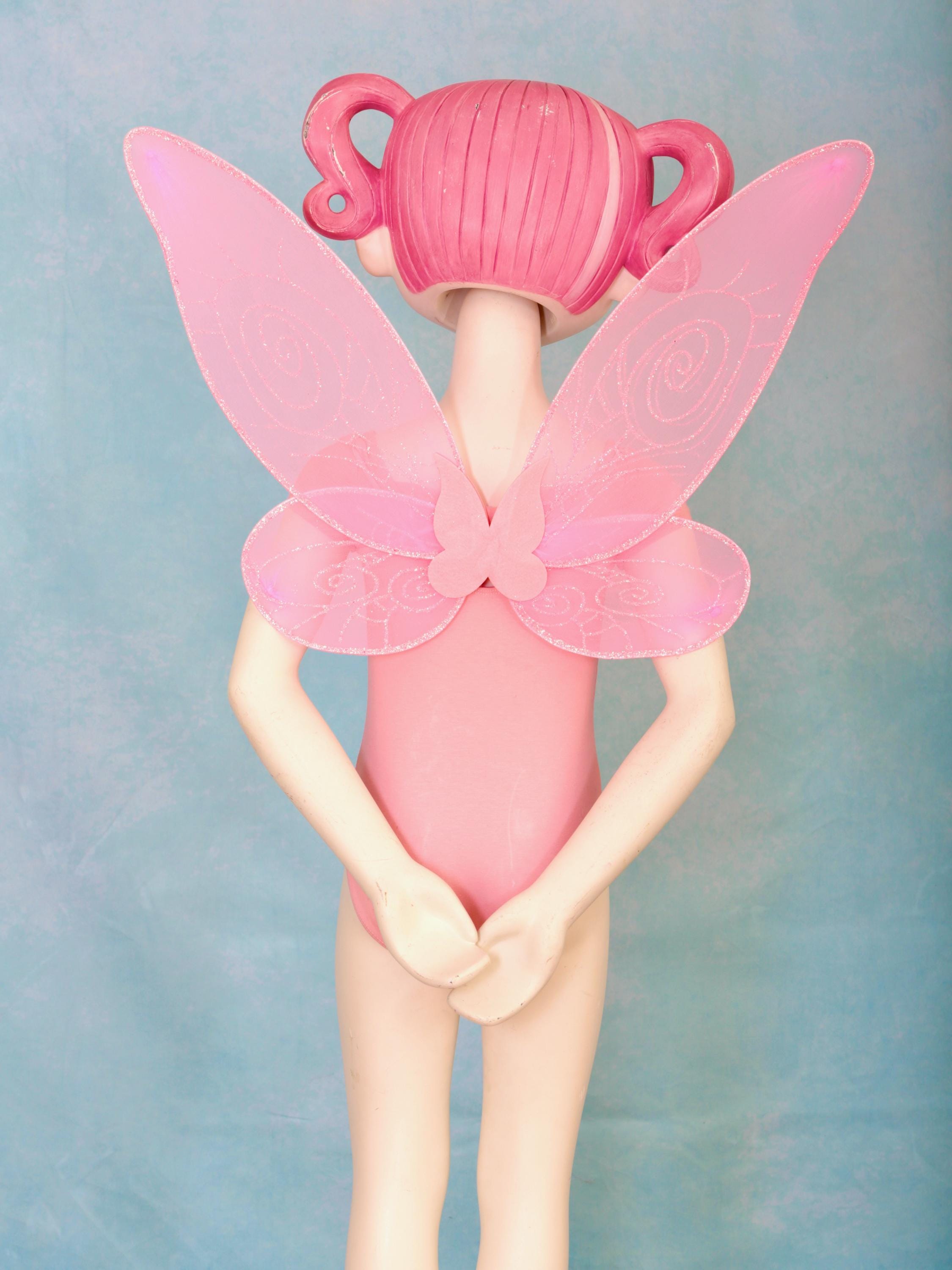 Large Pink wings for adults and children, fairy cosplay, hen nights, fairy core, fairy garden party, fairy woodland party, fairy costume.