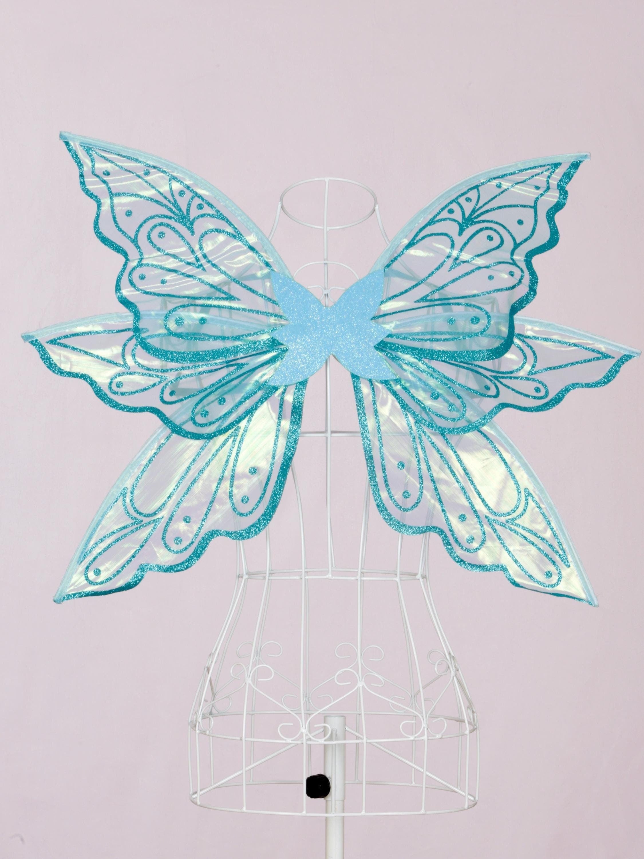 Fairy wings in Turquoise Blue for adults and children.  Fairy costume dress up, fairy garden party, woodland gathering. Fairy Cosplay