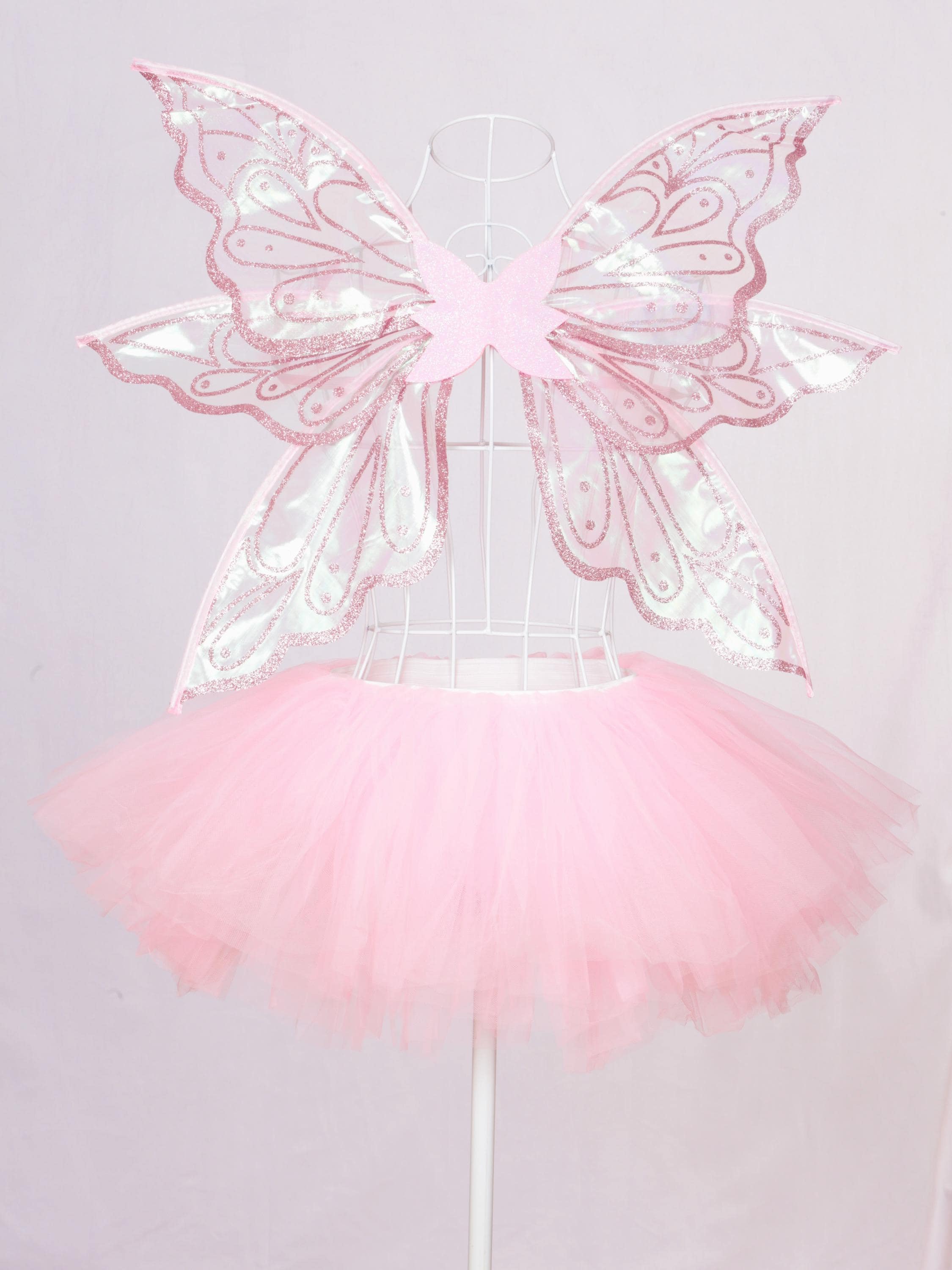 Ladies Tutu Skirts. Pink tutu skirt. Pink Fairy Wings for girls  party wear and hen nights. Wild Daisy