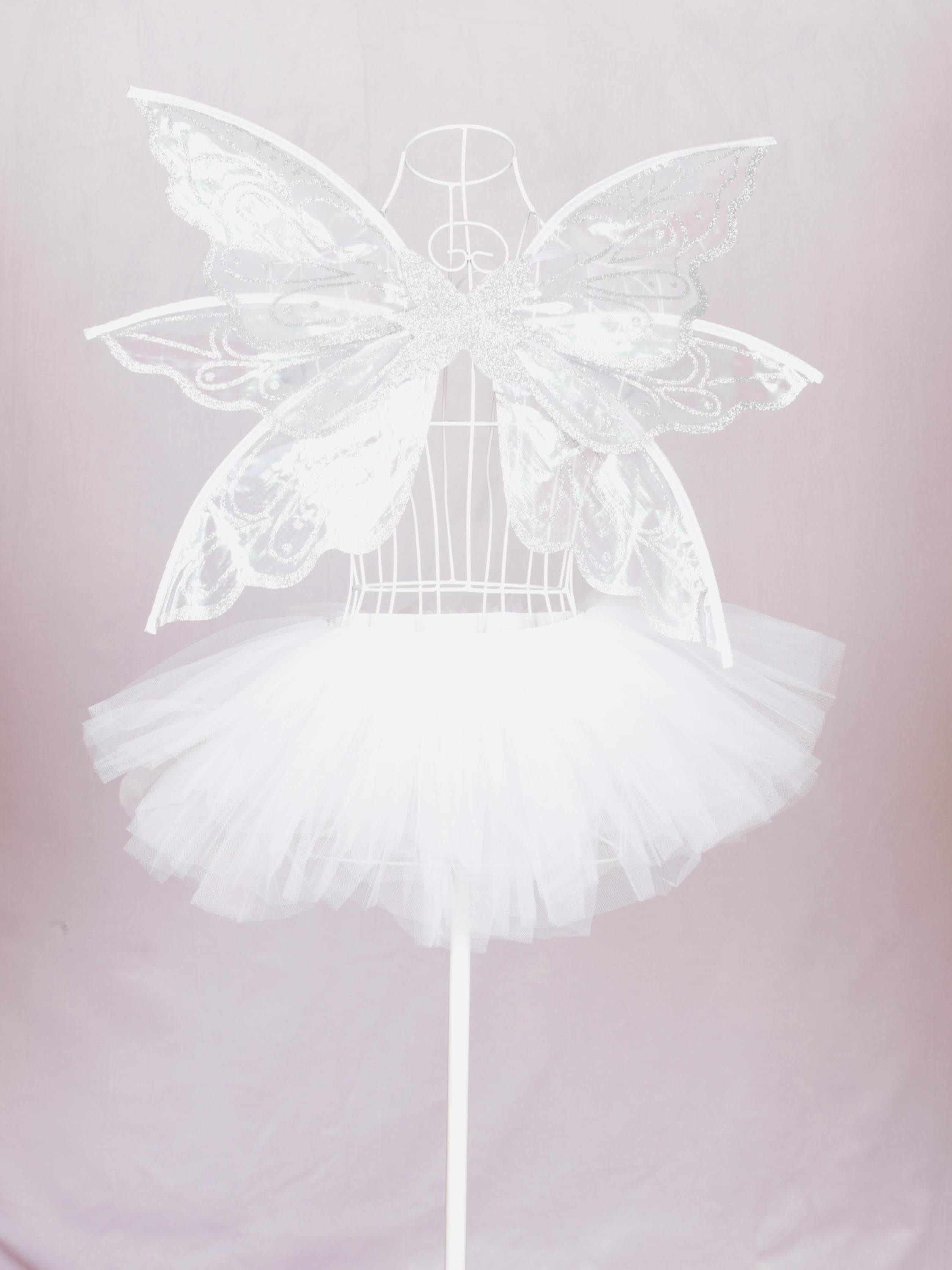 Ladies Tutu Skirts. Women's White tutus skirts with optional fairy wings for parties and girls hen night out, women's party tutu skirts.