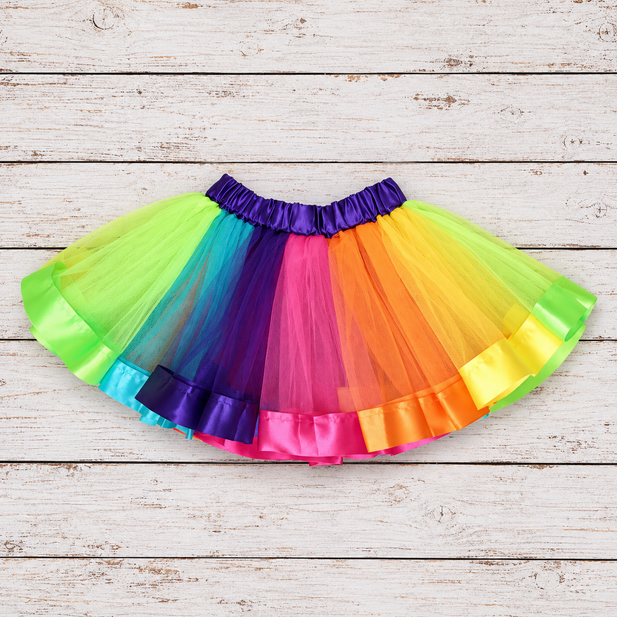 Rainbow Unicorn Costume Set for Girls | Metallic Wings, Colourful Tutu & Floral Horn Headband