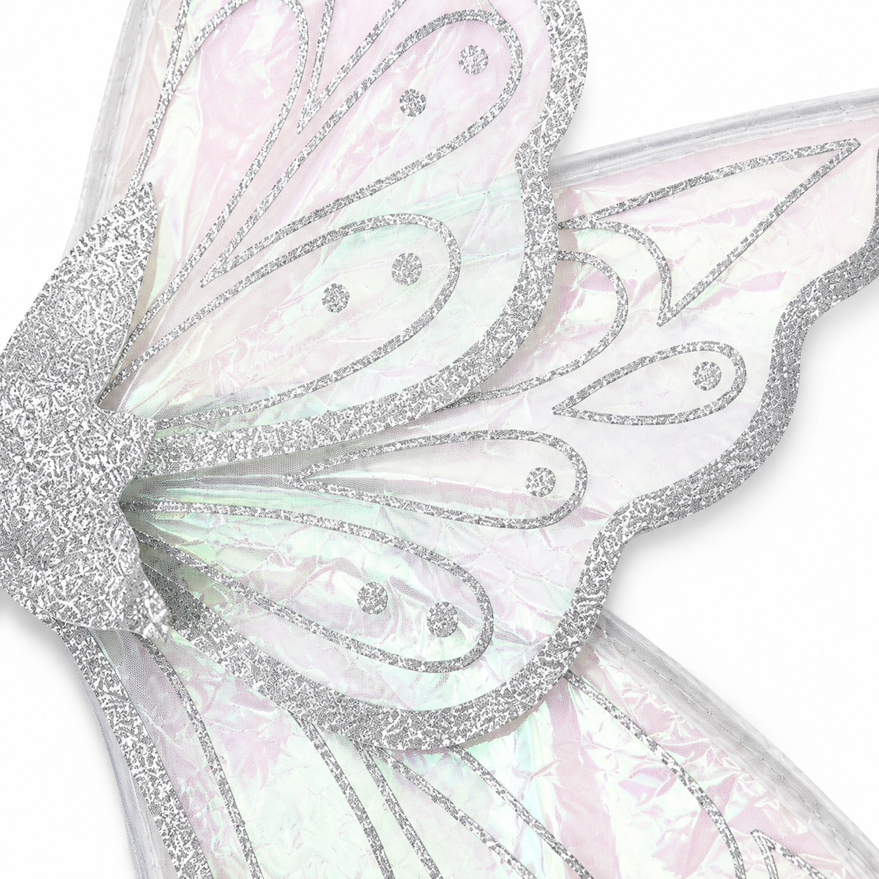 Silver Aurora Iridescent Fairy Wings for Children