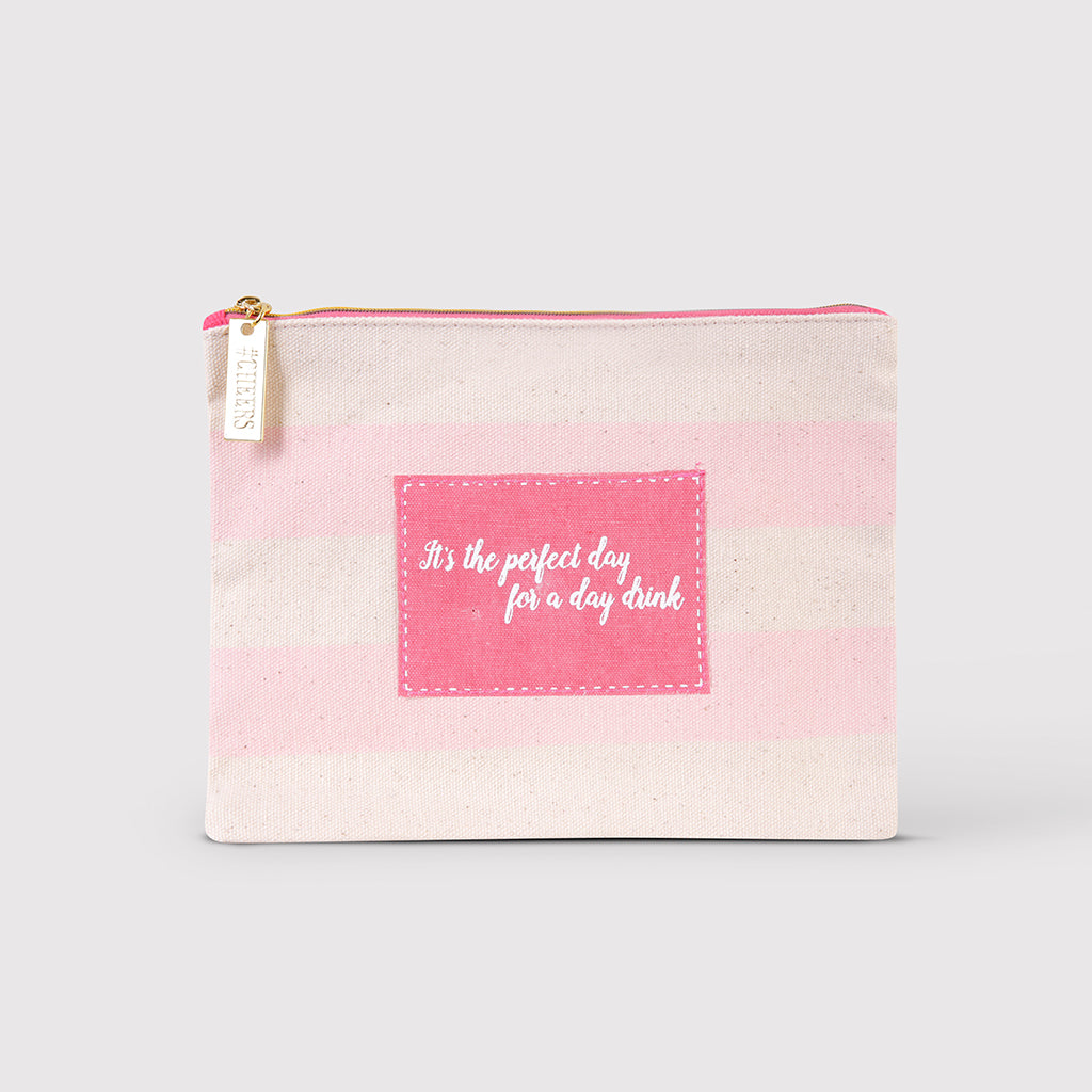 Oriah - Pretty Pink Pouch with zip fastener