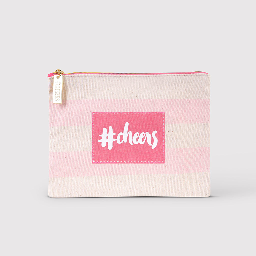 Oriah - Pretty Pink Pouch with zip fastener