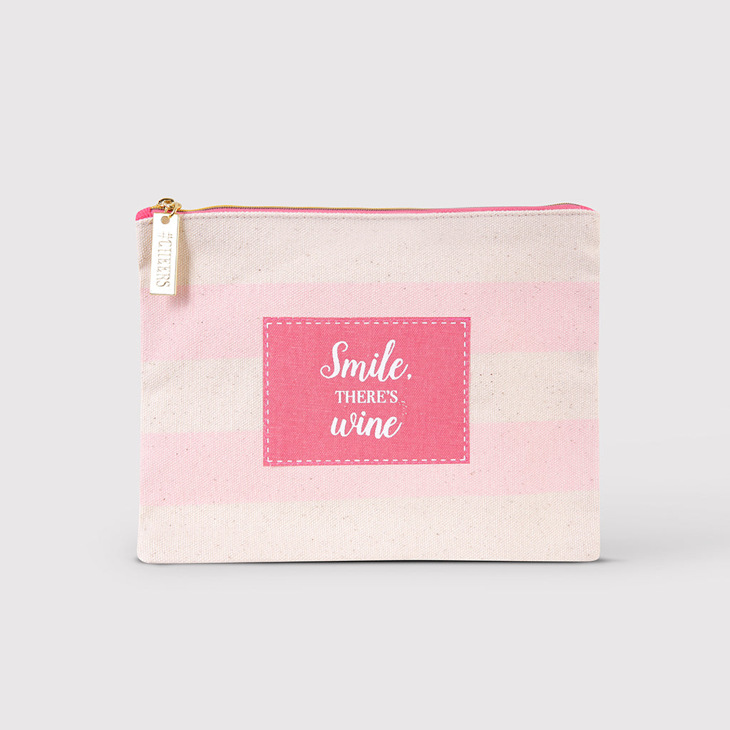 Oriah - Pretty Pink Pouch with zip fastener