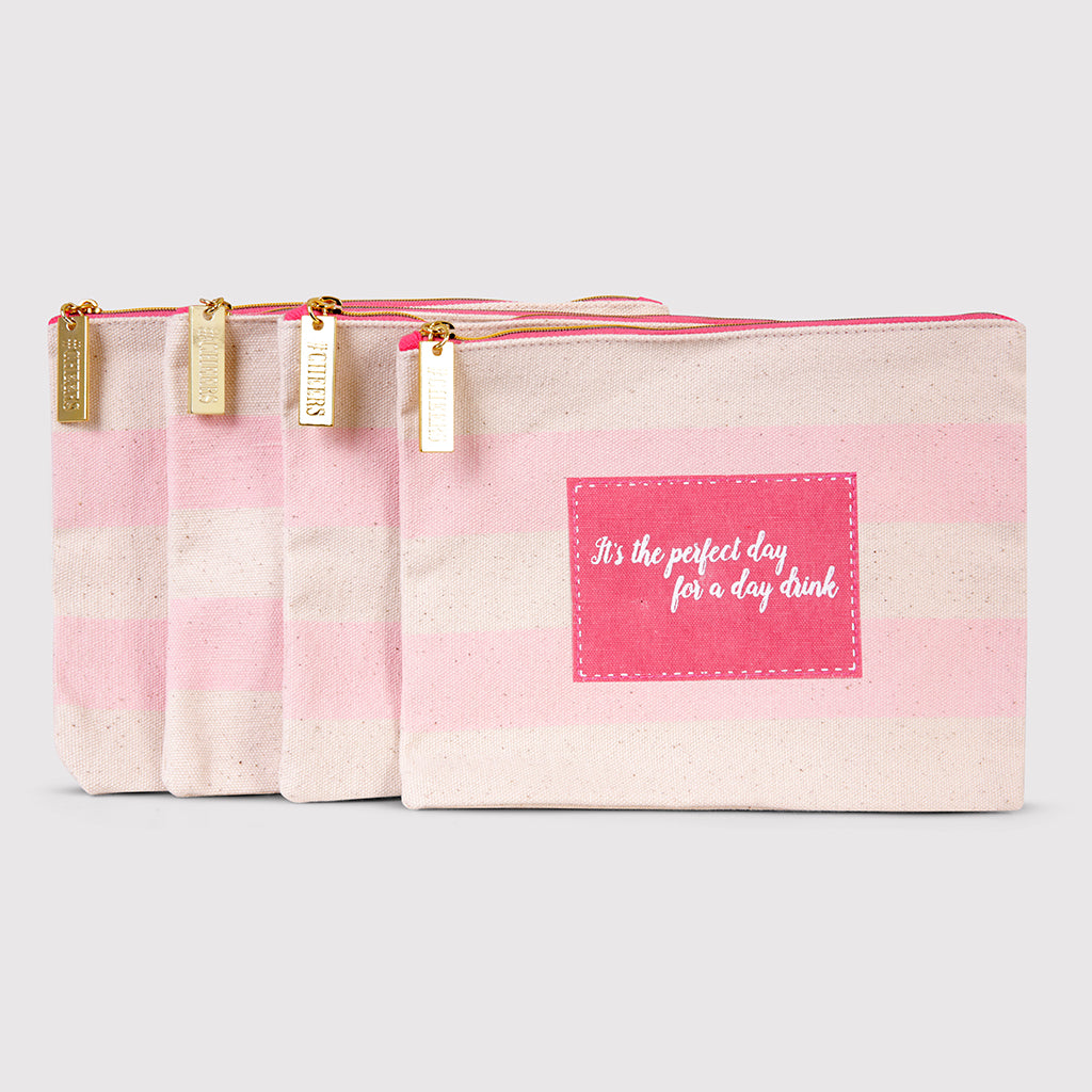 Oriah - Pretty Pink Pouch with zip fastener