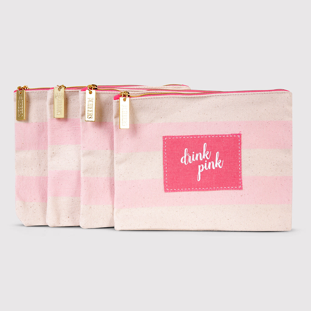 Oriah - Pretty Pink Pouch with zip fastener