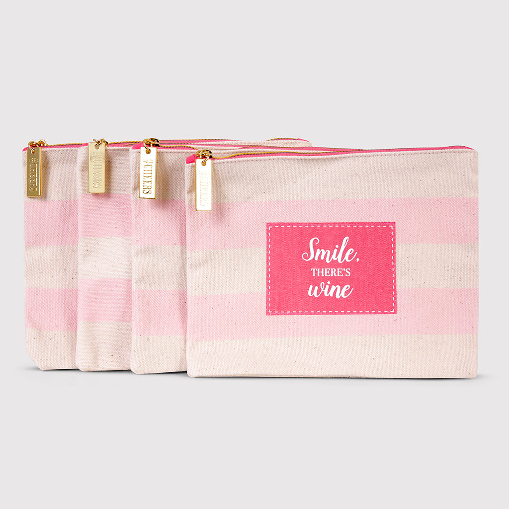 Oriah - Pretty Pink Pouch with zip fastener