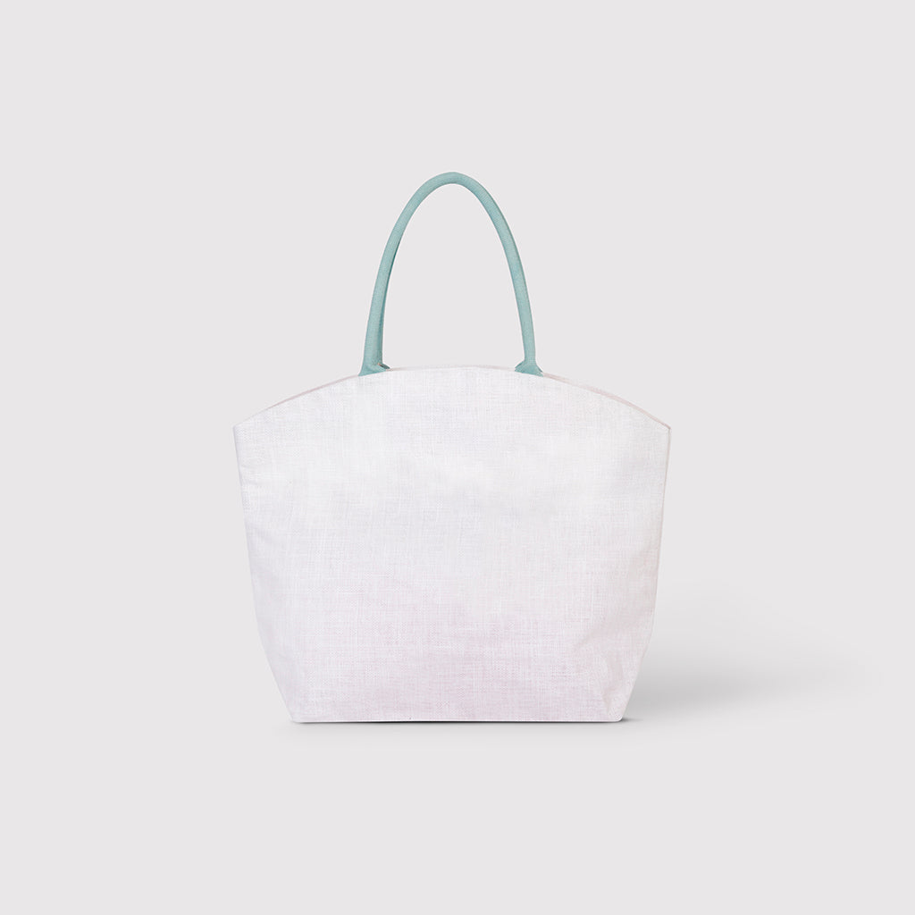 Mila Jute Bag with Beaded Fish design