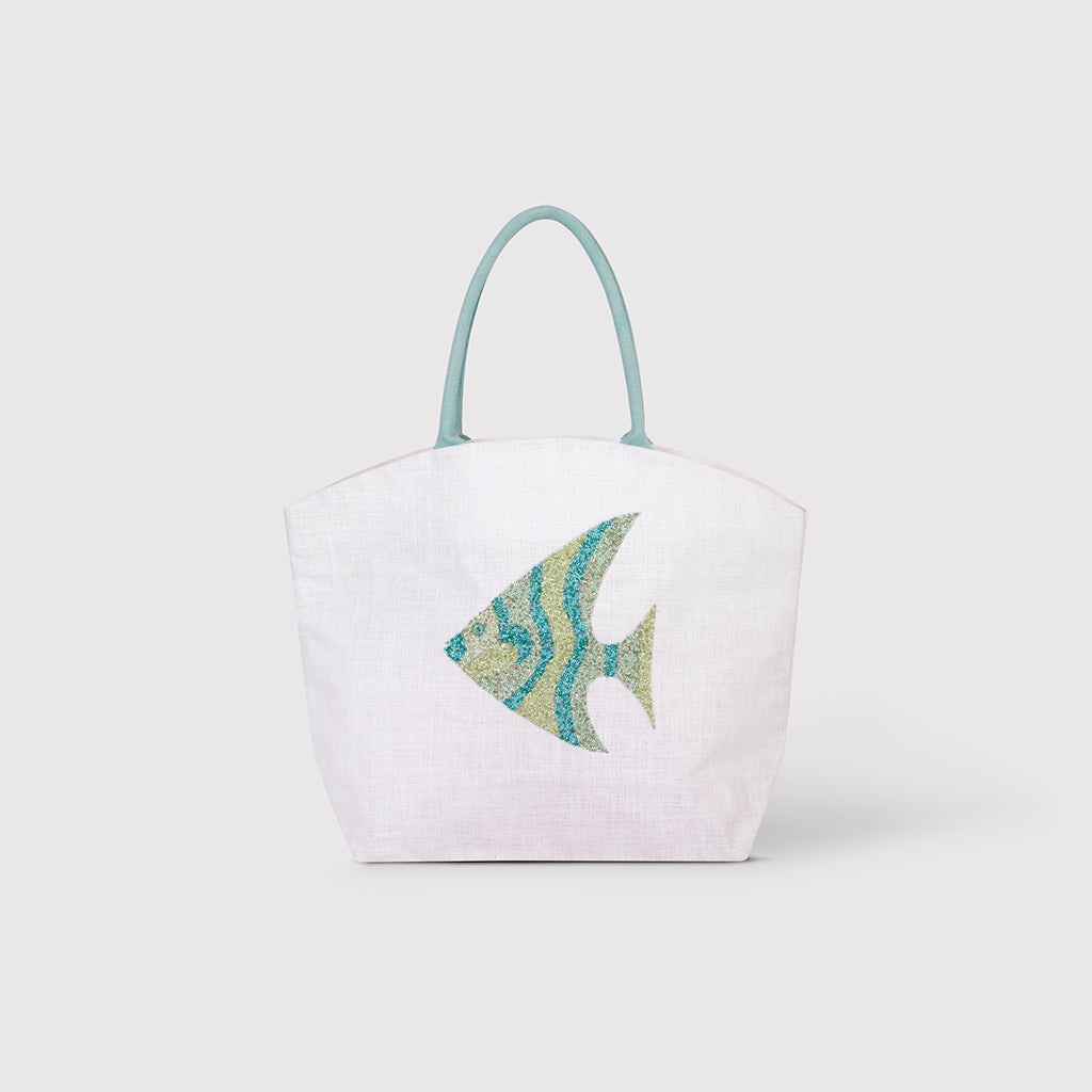 Mila - Jute and Beads Bag