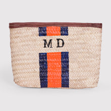 Load image into Gallery viewer, Gigi - Straw clutch with monogram